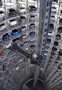 Vertical lifting parking system- Circular tower