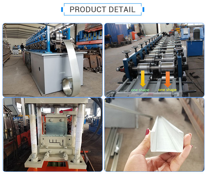 Wholesale Price Steel c z Profile Purlin Roll Forming Machine