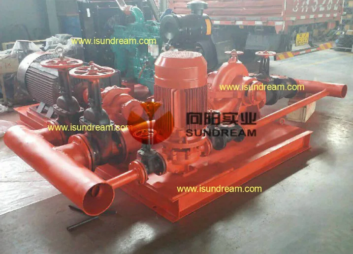 Wear Resistant Mineral Processing Centrifugal Split Case Pump