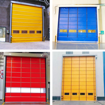 ISO 9001 high speed stacking folding up door