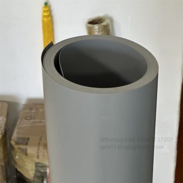 PVC grey film with reinforcement for custruction waterproof