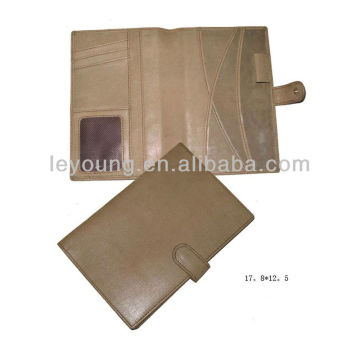 A5 Paperback leather planner covers Snap Closure