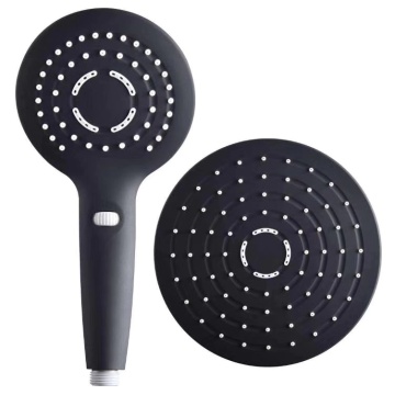 Industrial Fashion style Matte Black 9inch ABS Plastic Rain Shower Head with Swivel Bal