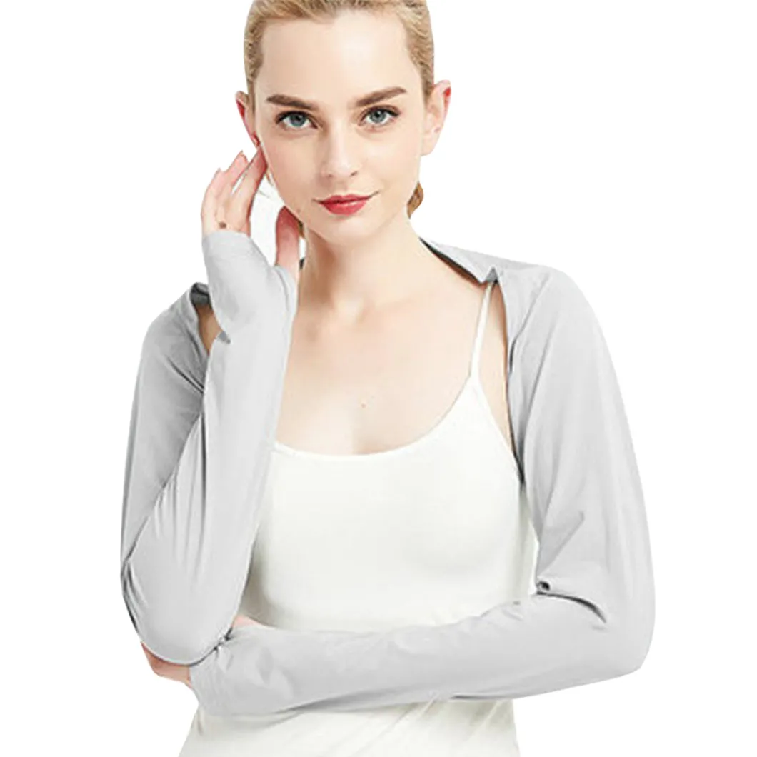 Ladies New Ice Silk Sleeve Anti-UV Siamese Shawl Sleeve