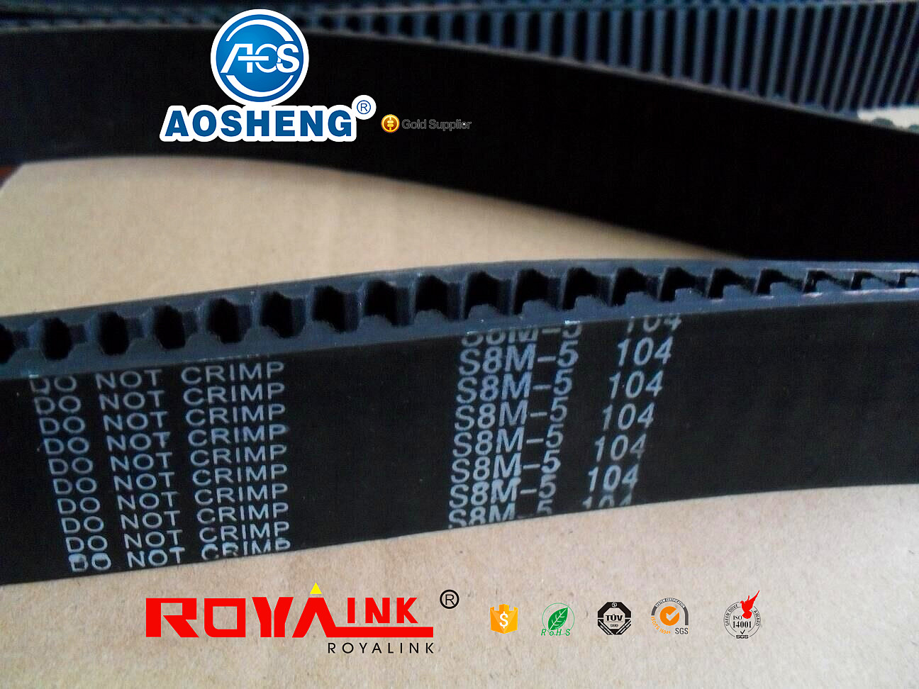 Getah Terbuka Belt Belt CR / HNBR S2M / S8M