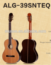Musoo brand 39'' classical acoustic guitar(ALG-39SNTEQ)