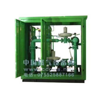 Natural gas regulator box