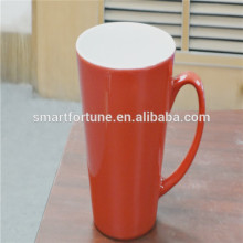 Colour Ceramic Mug Coffee Mug Embossed Mug RedCoffeeCup BeautifulCoffeeCups