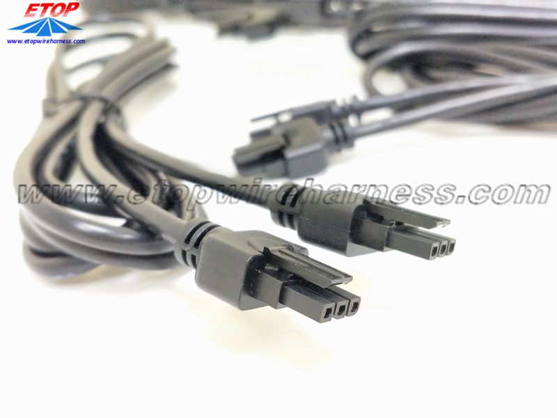 3Pin အလွန်သေးငယ်သော mini-fit connector ကို