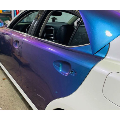 Gloss ադամանդի Diamond Blue Car Vinyl Wrap