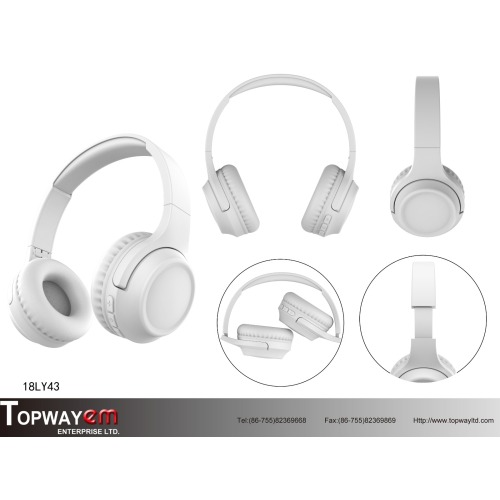 Bluetooth on Ear Headphones with 3.5MM nickel-plated plug, ODM Orders Welcomed.