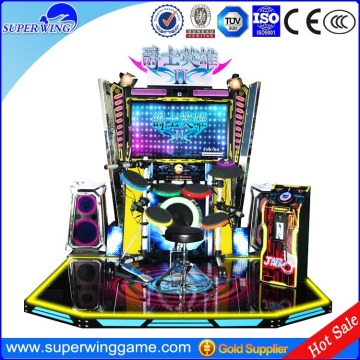 42"LCD Jazz hero electronic drum simulator game