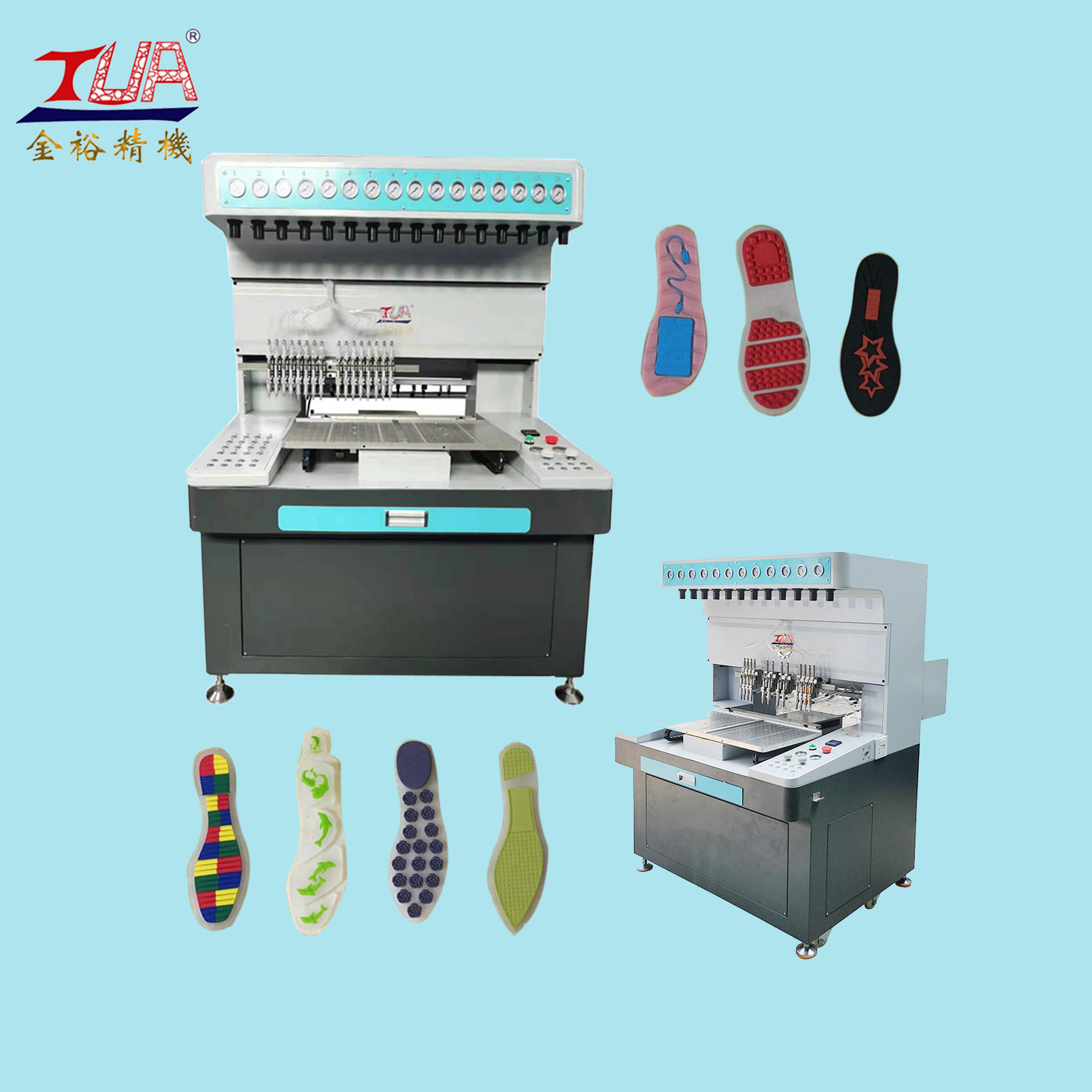 PVC shoe sole machine