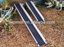 Aluminium telescopic wheelchair ramp 2 section
