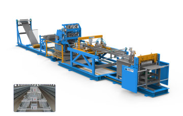 Barrier wire mesh welding line