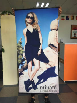 Plastic Scroll Rods Silk Hanging