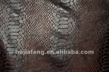 brown bronzing suede new design warp knitting suede