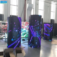 5mm LED Soft Curved Module P5 Flexible LED Display Cylinder for Publicity