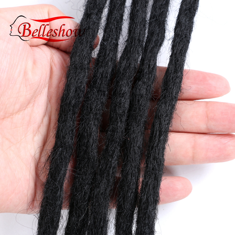 Hot sell wholesale 20inch  soft dreadlock braids Dreadlocks Hair Extensions synthetic dreadlock