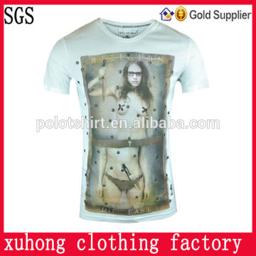 Mens 2014 latest cotton digital print tshirt supplier in China