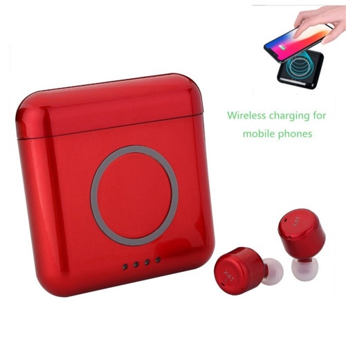 Portable wireless charging Bluetooth Earbuds