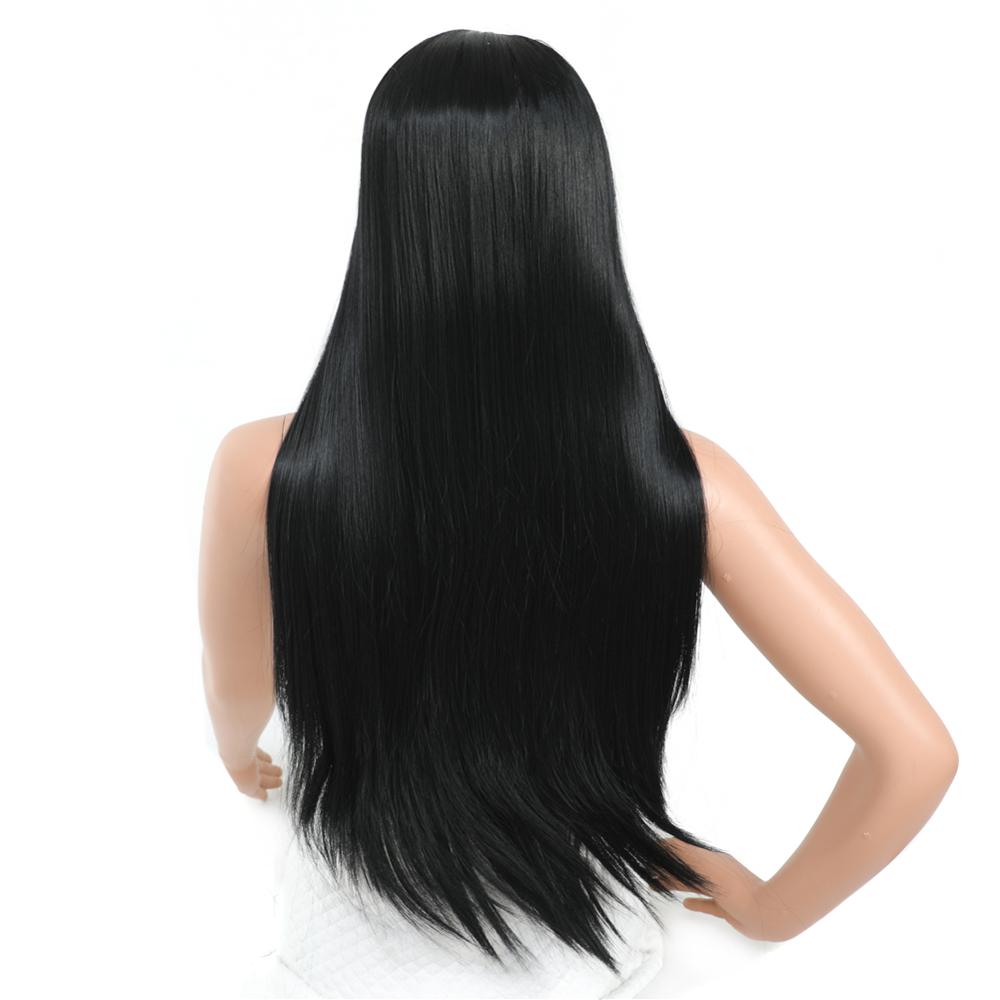 MYZYR straight hair high-quality synthetic wigs, 30-inch heat-resistant wigs of various colors, noble golden synthetic wigs