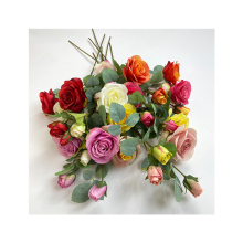 Bulgarian Rose Artificial Silk Rose Flowers