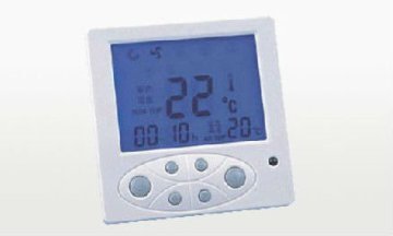 LCD display thermostat