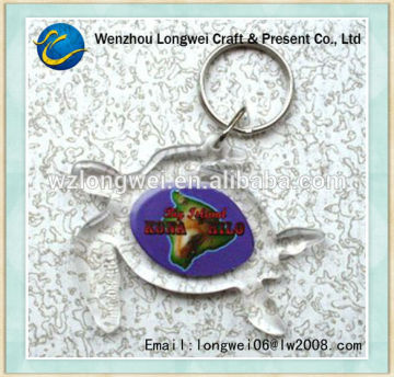 funny turtle photo frame key chains/key chain/blank key chains