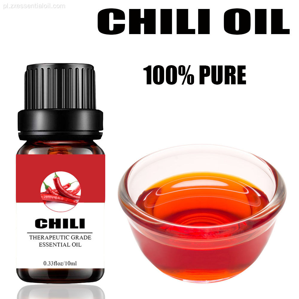 Organiczny olejek chili do medycyny i kosmetyków