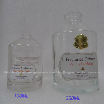 Diffuser Perfume Bottle Vintage 100ML Cylinder Glass Perfume Bottle