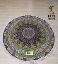 Yuxiang 6x6 ft rugs in chinese factory for sale 100% handmade silk