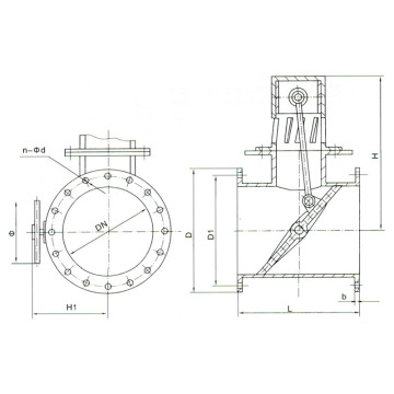 electric butterfly Release valve