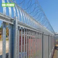 Powder Coated W Section High Security Palisade Fence