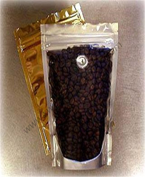 Aluminium Foil Coffee Bags And Zip Lock With Valve