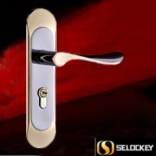 High security zinc alloy handle Beauty Mortise Handle Door Lock with Double Cylinder ,door lock price,door lock cylinder