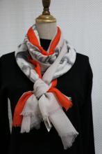 Mercerized Wool Hand Drawn Shawls