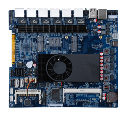 6xRJ-45 GLAN/18x20cm Network Security Motherboard/Dual core Intel Celeron 1037U processor/ Intel NM70 chipset