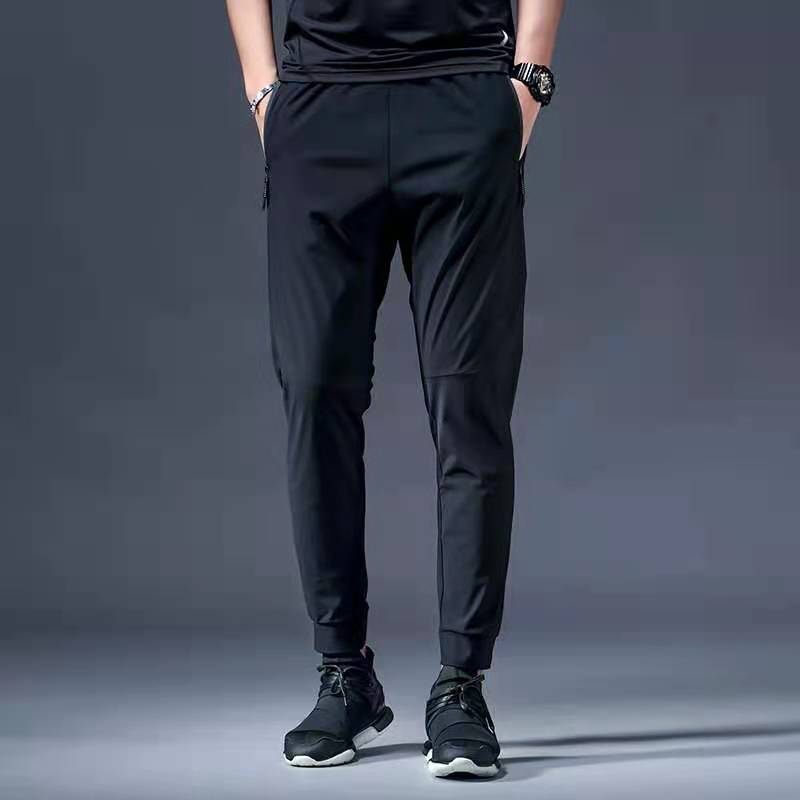 Woven Fabric Trousers With Stretch