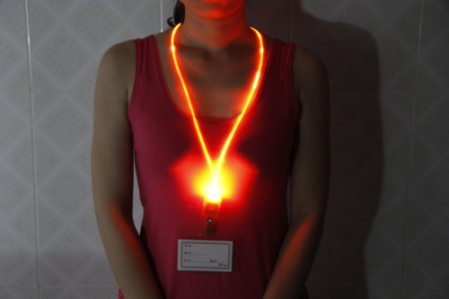 7 Different Colors for LED Glowing Neck Lanyard Hot Sale