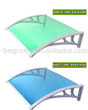 aluminum frame sun rain shelter,front door canopy,garden used canopy