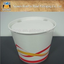 disposable paper white popcorn box