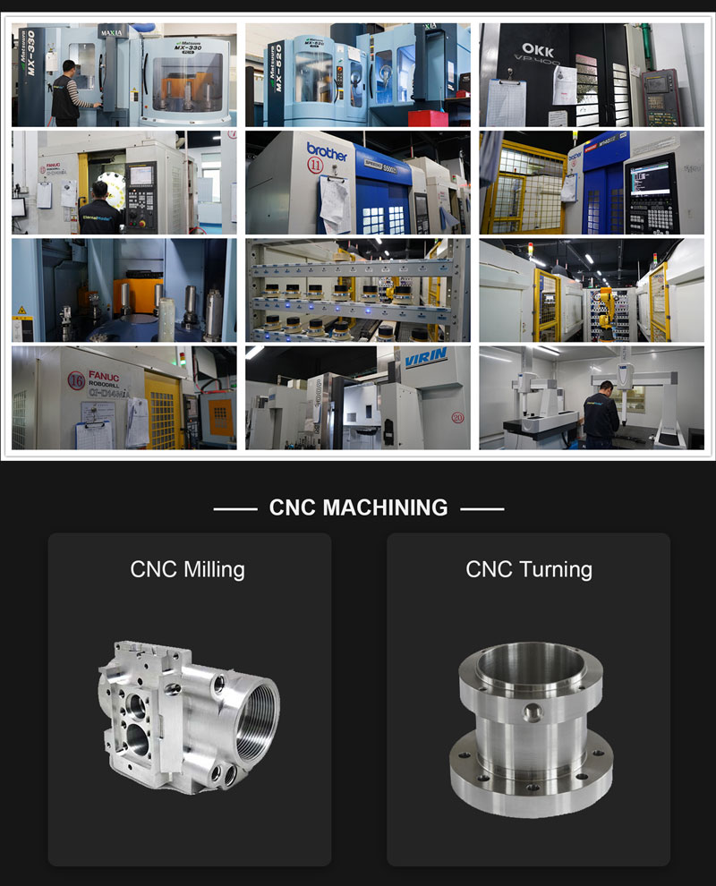 EternalModel Customized CNC machining machined CNC milling service