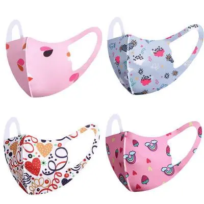 Wholsale Custom Print Fashion Washable Face Mask Cloth Polyester Cotton Ski Sublimation Face Mask Protective Face Mask