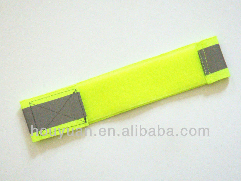 led wrist captain fluorescent tape arm band