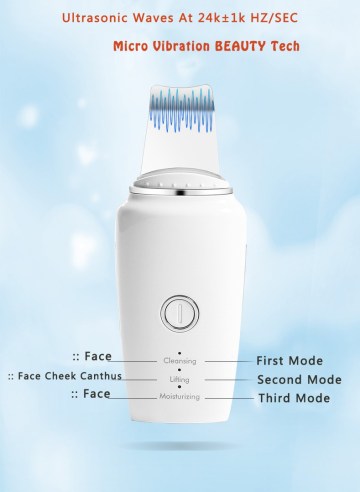 Beauty Care Sonic Skin Water Peeling Scrubber