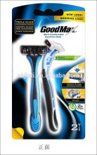 OEM razor manufacture triple bade razor disposable razor stainless steel blade shaver