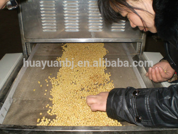 Microwave Soy Meal drying sterilization machine for feed additions