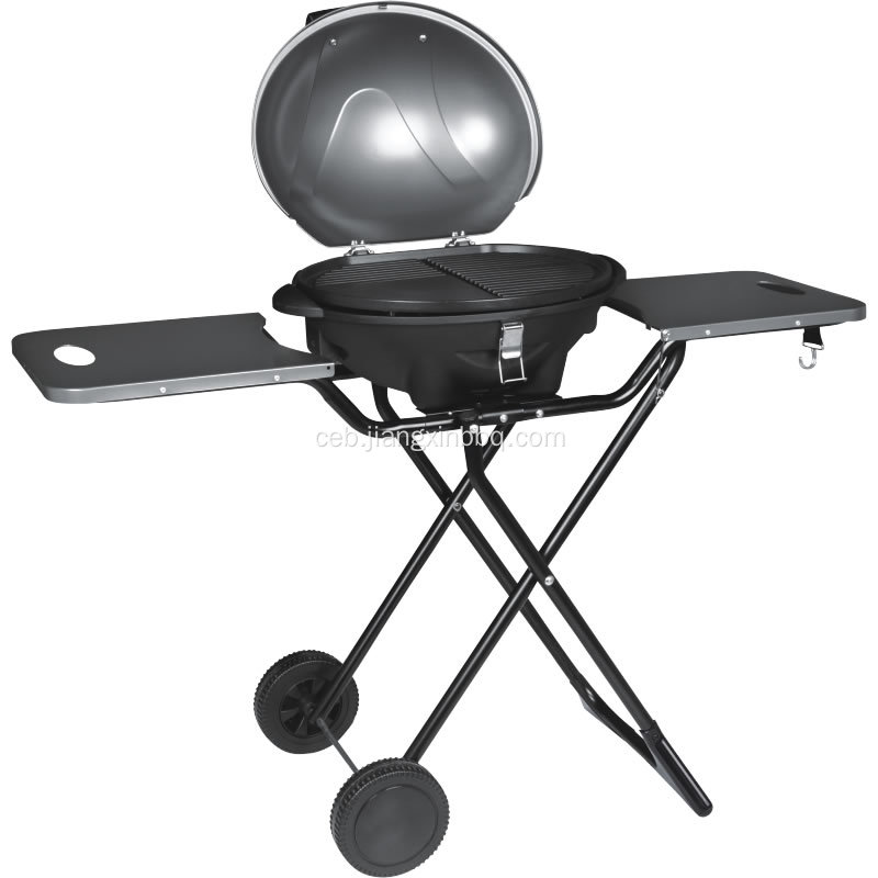 Electric Grill Barbecue Uban sa Trolley Sa gawas