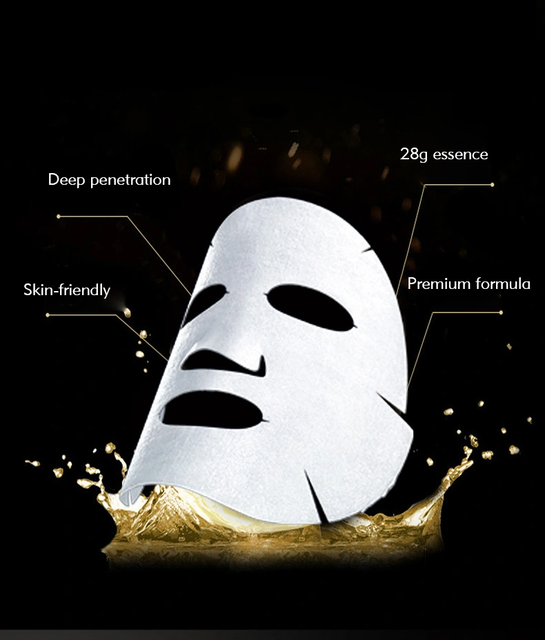 Hexapeptides Natural Plant Extract Firming Whitening Anti-Wrinkle Facial Mask OEM Face Mask Sheet